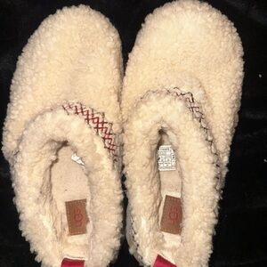UGG Soft Cream Wool Slippers